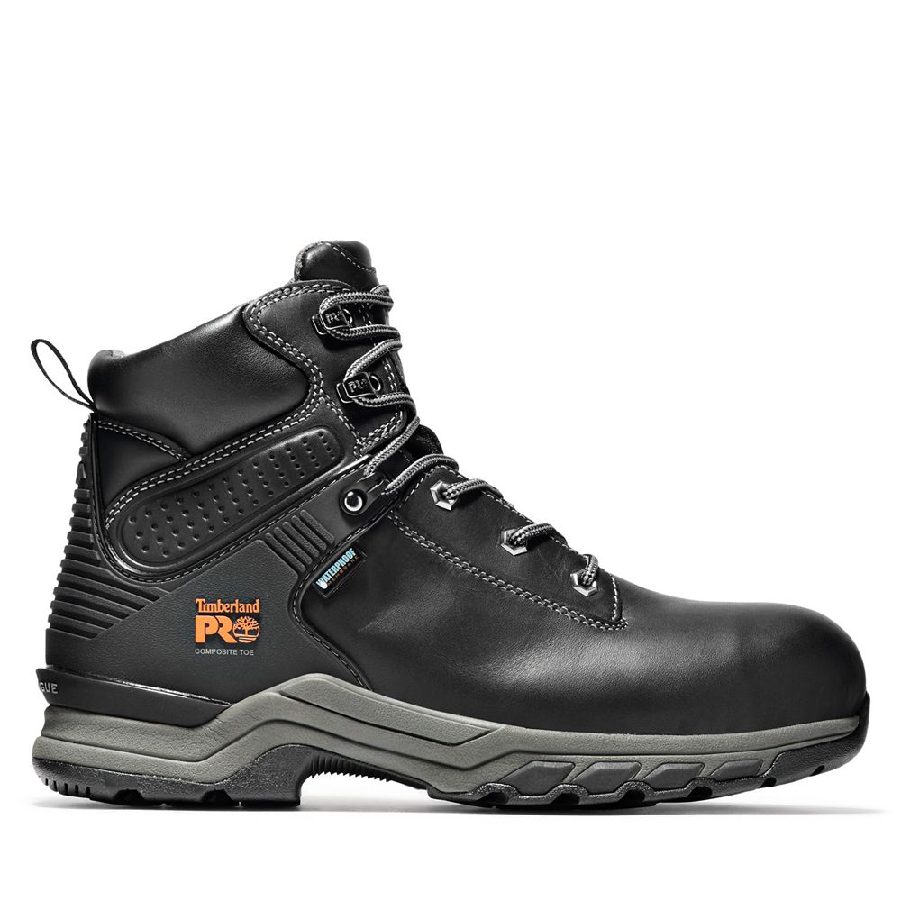 Botas de Trabajo Timberland Hombre Pro® Hypercharge 6" Comp Toe Negras - Chile WEH-847569